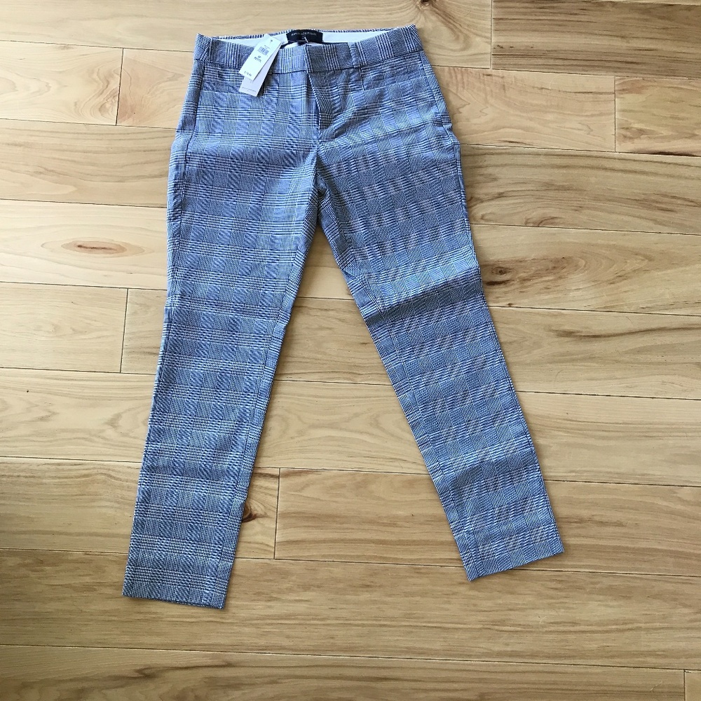 Checkered Crop Pants